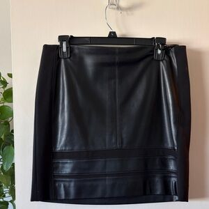 Sleek Black Pencil Skirt